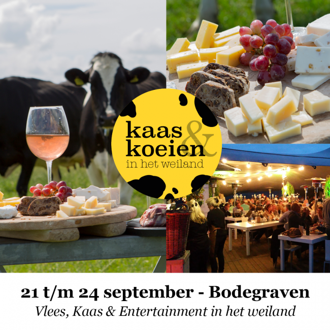 Bourgondisch genieten  in het weiland !