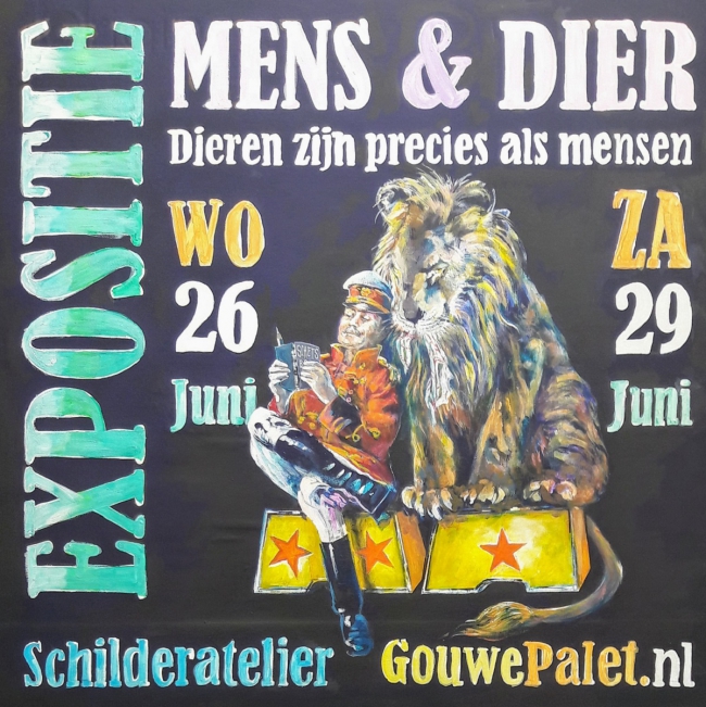 Expositie leden Gouwe Palet: Mens en Dier
