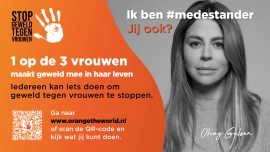 Olcay Gulsen naar Gouda voor Orange the World
