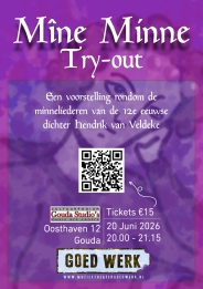 Middeleeuwse minnezang ontmoet moderne spoken word in unieke crossover-voorstelling Mîne Minne