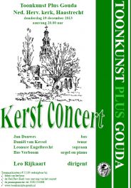 KERSTCONCERT TOONKUNST PLUS GOUDA