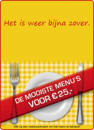 GOUDSE RESTAURANT WEEK: DE MOOISTE MENU’S VOOR € 25,-!